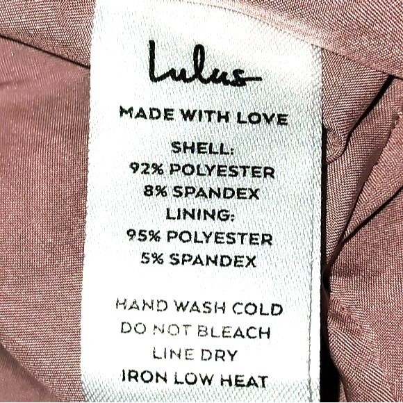 Lulus NWOT Meant to Be Together Dusty Pink Satin One-Shoulder Mini Dress Size L - Picture 10 of 12